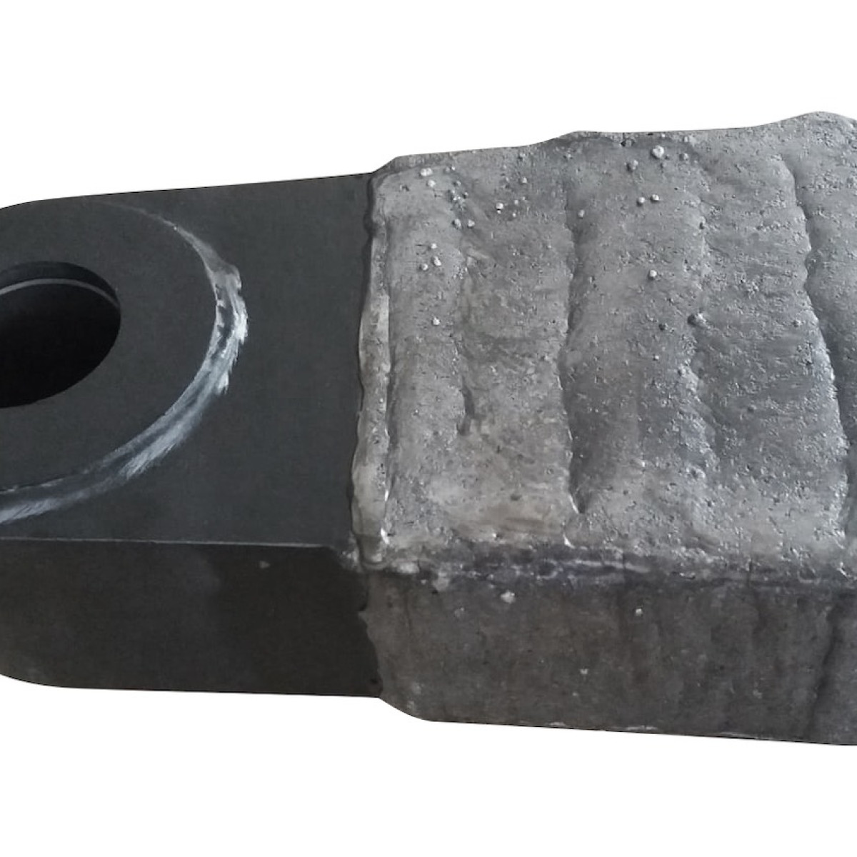Hammer reconstruction with wear and impact resistant coating